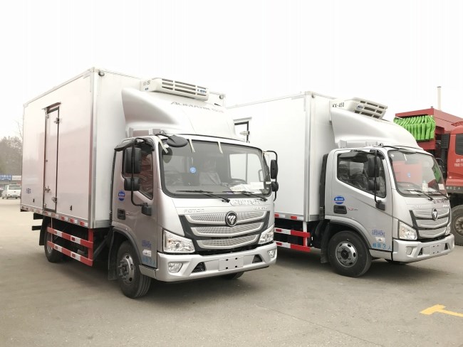 (厢长4.2米)福田欧马可s3冷藏车