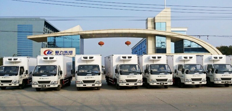 (厢长5.1米)五十铃600p冷藏车