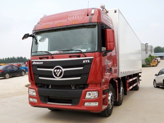 (厢长9.6米)福田gtl小三轴冷藏车